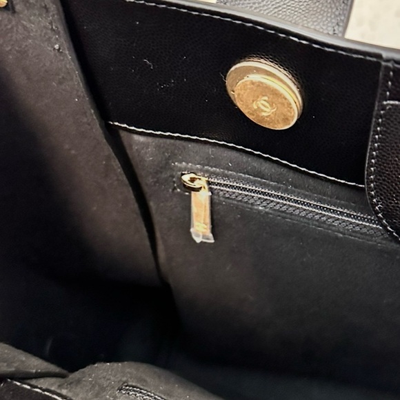 #113 - Chanel Deauville Tote Studded Caviar! - Picture 13 of 16